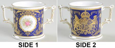 Royalty Commemoratives Queen Mother 100th Birthday Loving Cup - No Box