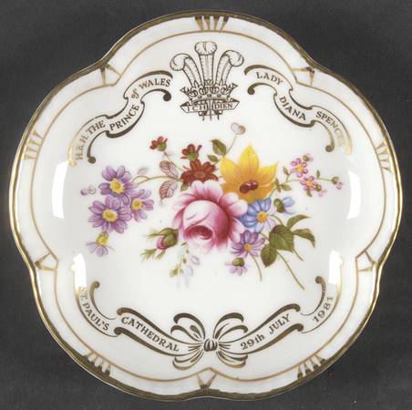 Royalty Commemoratives Charles & Diana Wedding Dish - Boxed
