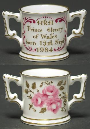 Royalty Commemoratives Prince Henry(Harry)Birth Mini Loving Cup - No Box