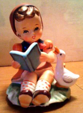 Royal Crown Figurines Girl With Goose - Boxed