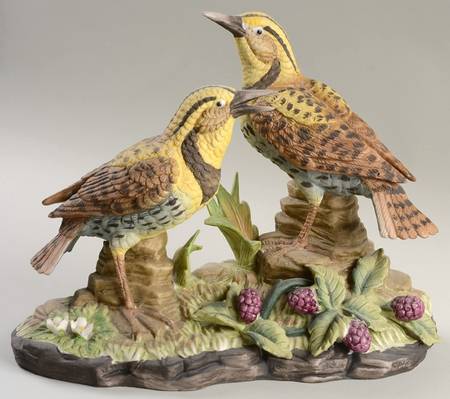 Royal Crown Figurines Western Meadowlark Grouping - No Box