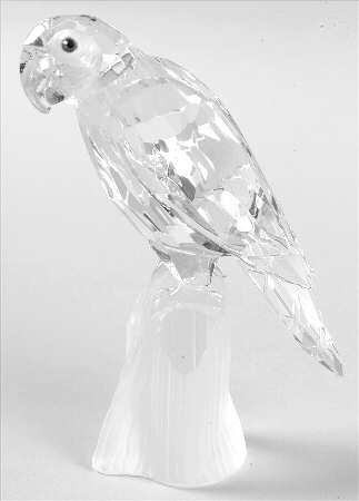 Crystalle Animals Parrot Clear - No Box