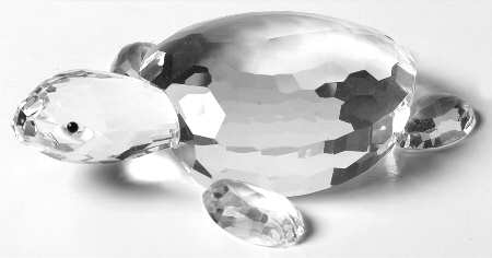 Crystalle Animals Turtle Large - No Box