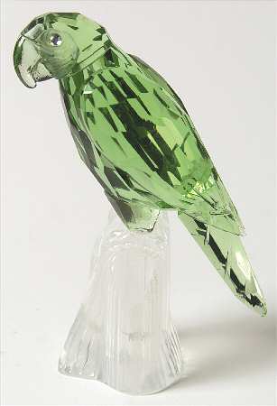 Crystalle Animals Parrot Green - No Box