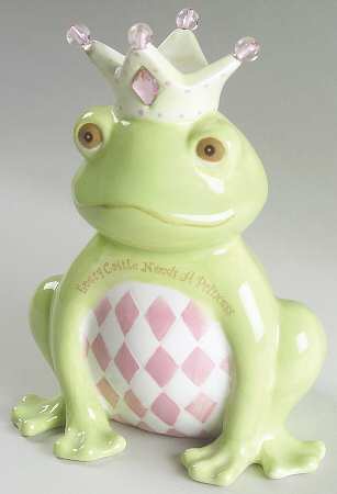 Baby Gifts Crowned Prince Frog Bank - Every Castle - With Box