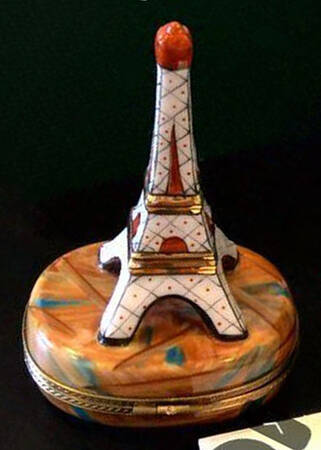 Rochard Limoges Box Eiffel Tower - No Box