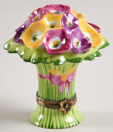 Rochard Limoges Box Bouquet Of Flowers - No Box