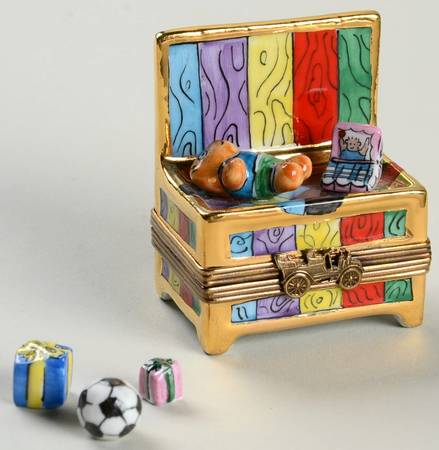 Rochard Limoges Box Toy Chest - Boxed