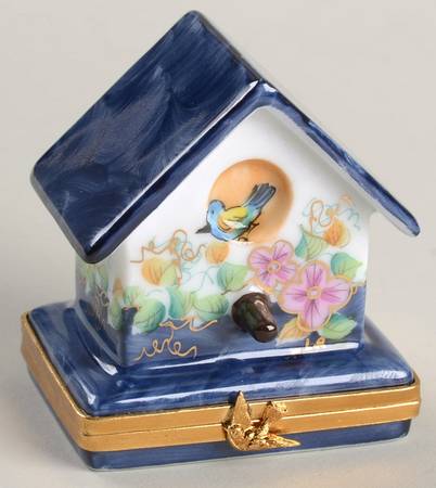 Rochard Limoges Box Birdhouse - Boxed