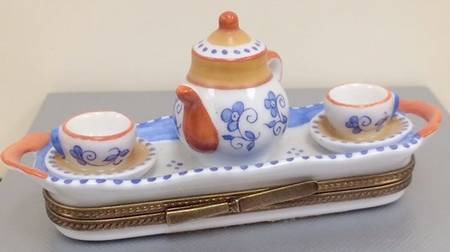 Rochard Limoges Box Tea For Two - With Box 53