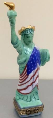Rochard Limoges Box Statue Of Liberty - Boxed