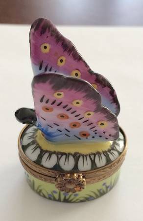 Rochard Limoges Box Butterfly - Boxed