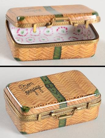 Rochard Limoges Box Bon Voyage Suitcase - No Box