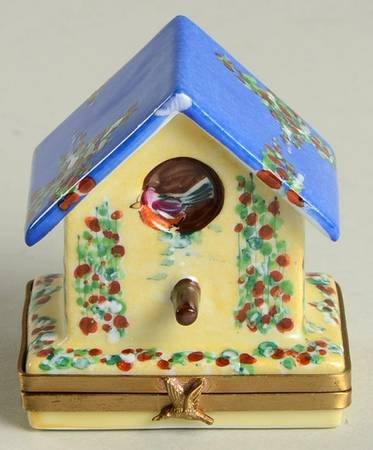 Rochard Limoges Box Birdhouse - Boxed