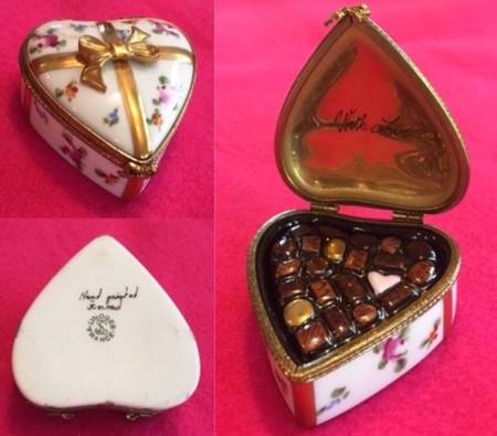 Rochard Limoges Box Box Of Chocolates-Floral - Boxed