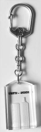Crystalle-Destinations World Trade Center Keychain - No Box