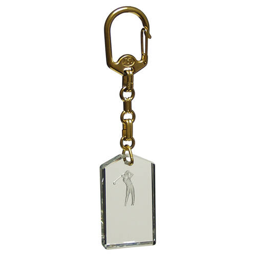 Crystalle-Sports Golf Keychain - No Box
