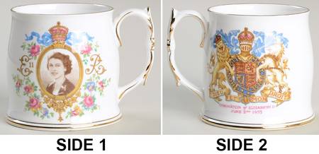 Royal Albert Royalty Giftware Elizabeth Ii Coronation Mug - No Box