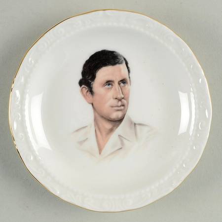 Royal Albert Royalty Giftware Prince Charles Wedding Coaster - Boxed