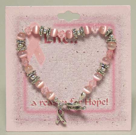 Roman Jewelry Breast Cancer Bracelet - No Box