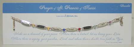 Roman Jewelry St Francis Of Assisi Bracelet - No Box
