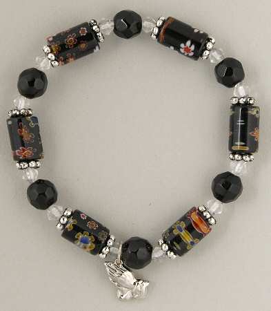 Roman Jewelry Praying Hands-Venetian Bracele - No Box