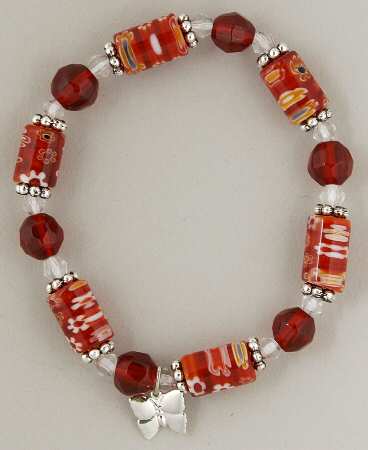 Roman Jewelry Butterfly-Venetian Bracelet - No Box