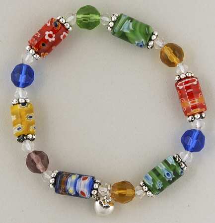 Roman Jewelry Heart-Venetian Bracelet - No Box