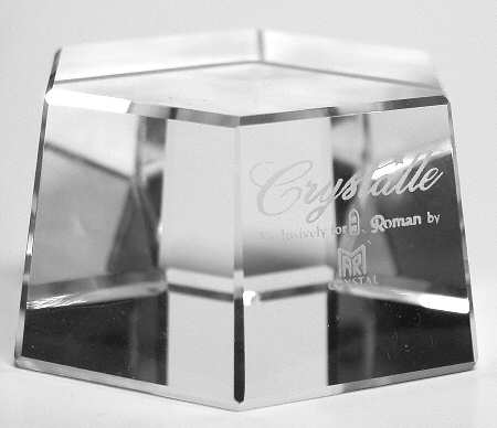 Crystalle Display Bases 2 3/8" Medium Octagonal Pedestal - No Box