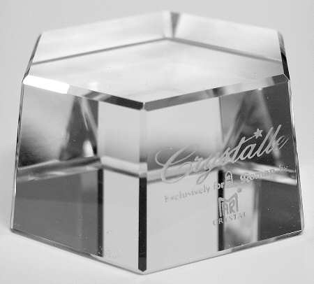 Crystalle Display Bases 2 3/4" Large Octagonal Pedestal - No Box