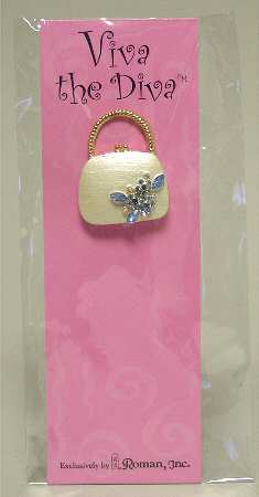 Viva the Diva Blue Flowers Handbag - No Box