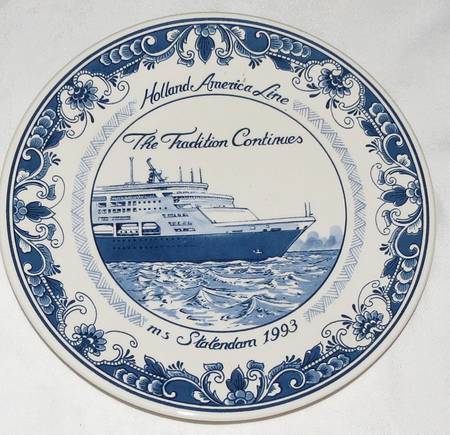 Holland America Line Ms Statendam 1993 - No Box
