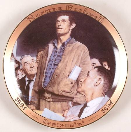 Rockwell Commemorative Stamps Freedom Of Speech - No Box