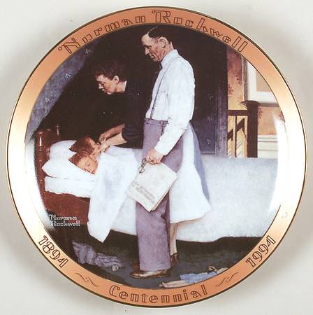 Rockwell Commemorative Stamps Freedom From Fear - No Box