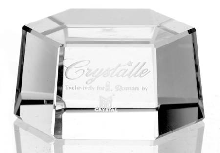 Crystalle Patriotic Dollar Paperweight - No Box