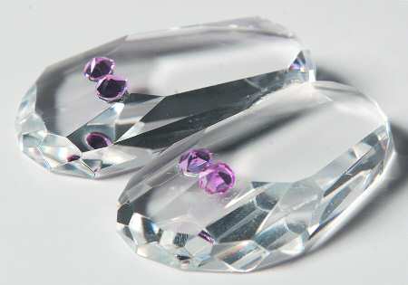 Crystalle-Birthstone Baby Shoes October - No Box
