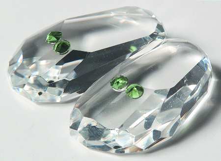 Crystalle-Birthstone Baby Shoes December - No Box