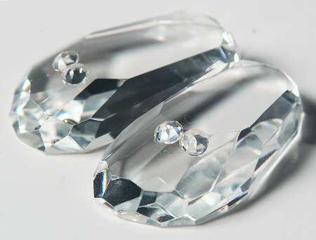 Crystalle-Birthstone Baby Shoes April - No Box