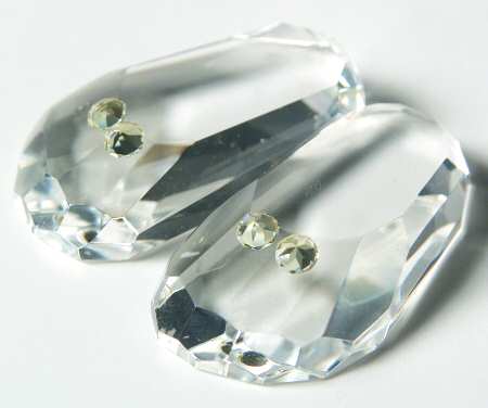 Crystalle-Birthstone Baby Shoes August - No Box