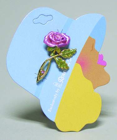 Bloomin Bonnets-Lapel Pins Rose - No Box