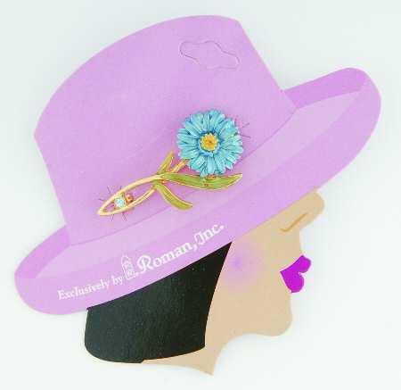 Bloomin Bonnets-Lapel Pins Aster - No Box