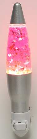 Roman Lights Night Light Lava Nite Light-Pink - Boxed