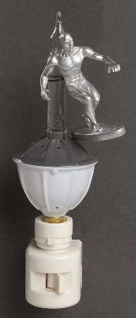 Roman Lights Night Light Silver Surfer Bubble Light - Boxed