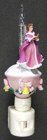 Roman Lights Night Light Disney Belle Bubble Light - Boxed