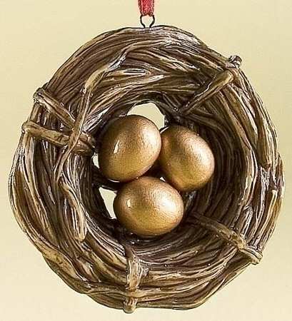Holiday Traditions Golden Nest - Boxed