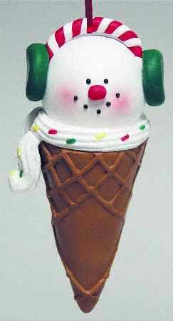 Baker's Dozen Snowman Cone-Boy - No Box