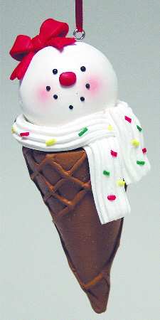 Baker's Dozen Snowman Cone-Girl - No Box
