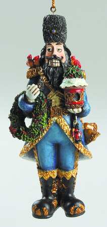 Christmas Wishes Nutcracker With Wreath - No Box