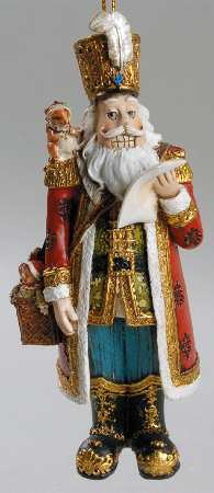 Christmas Wishes Nutcracker Santa With List - No Box