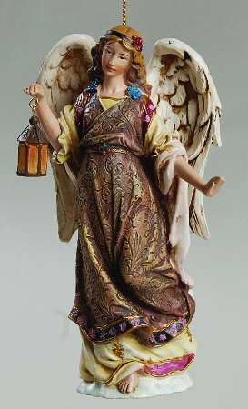 Christmas Wishes Guidance-Angel With Lantern - Boxed